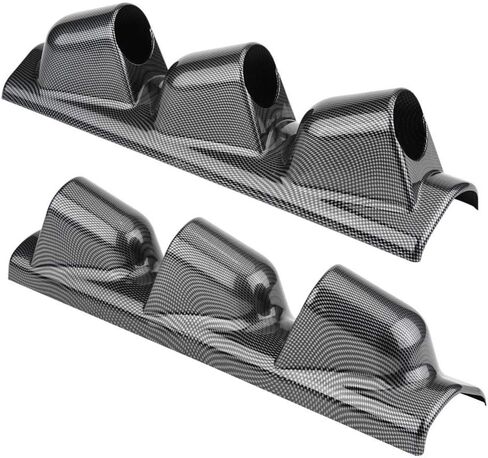 Gauge Holder Bracket,Universal Carbon Fiber Racing Sport Meter Gauge Pillar Mount Pod Holder Bracket Gauge Holder (Single Hole) in Saudi Arabia