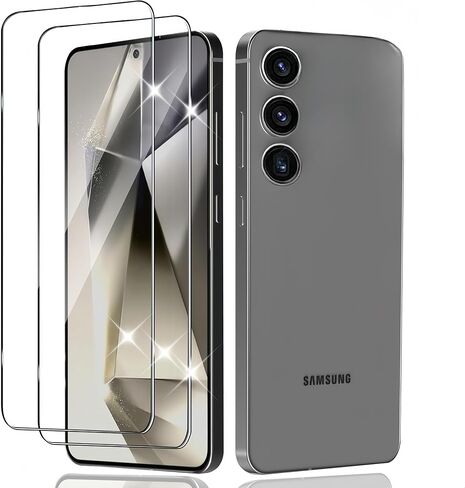 【2+2 2 واقي شاشة Samsung Galaxy S24+ و2 واقي عدسة الكاميرا، [صلابة 9H] [HD] [حماية العين] زجاج مقسى in Kuwait