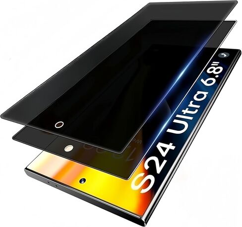 【2+2 2 Pack for Samsung Galaxy S24+ Screen Protector and 2 Pack Camera Lens Protector,[9H Hardness][HD][Eye protection] Tempered Glass in Saudi Arabia