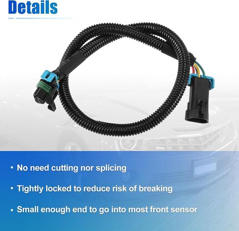 X AUTOHAUX 2pcs Oxygen O2 Sensor Header Extension Harness for Chevrolet Camaro 2010-2013 for Chevrolet Corvette 2006-2013 in Saudi Arabia