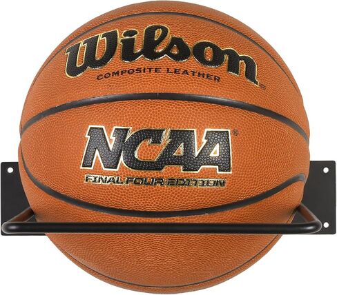 MyGift Wall-Mounted Exercise Ball Rack | Black Industrial Pipe Yoga Stability Ball Storage Display Holder for Home Gym and Studios, Set of 2 in Kuwait