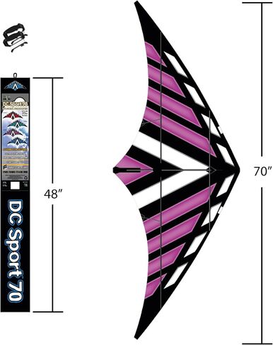 WindNSun Stunt Kites - Intro, Travel, and Competition Dual Line 2-Control Kites for Tricks, Acrobatic Stunts, and Syncronized Flying in Kuwait