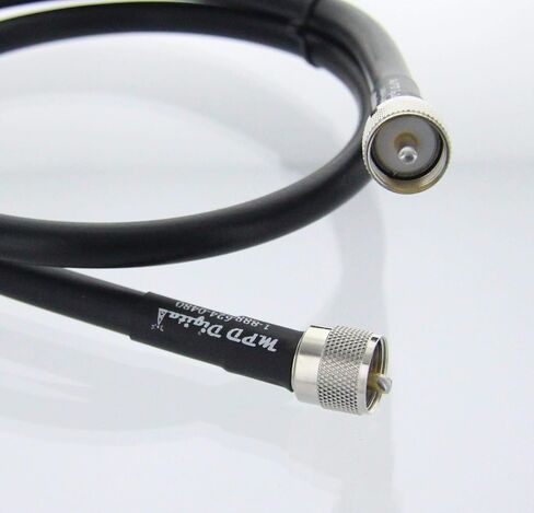 MPD الرقمية أندرو Commscope CNT100/LL100 كابل محوري TS-9 الزاوية اليمنى إلى موصلات الحاجز الإناث N، 3G 4G GMS LTE محول الأقمار الصناعية ضفيرة مزدوجة محمية كابل محوري هوائي محول (12in) in Kuwait