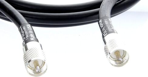 MPD الرقمية أندرو Commscope CNT100/LL100 كابل محوري TS-9 الزاوية اليمنى إلى موصلات الحاجز الإناث N، 3G 4G GMS LTE محول الأقمار الصناعية ضفيرة مزدوجة محمية كابل محوري هوائي محول (12in) in Kuwait