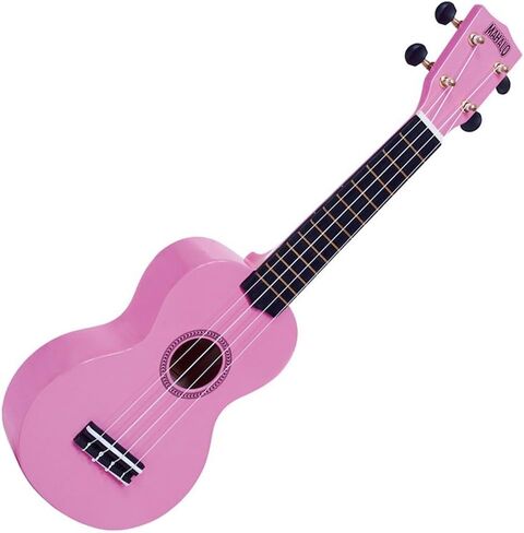 سلسلة Mahalo Ukuleles Rainbow، 4 أوتار، يمين، بني، سوبرانو (MR1TBRK) in Kuwait