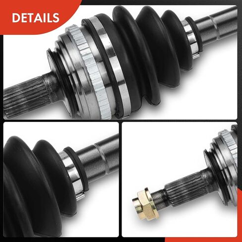A-Premium CV Axle Shaft Assembly Compatible with Acura EL 1997-2005 & Honda Civic 1988-1995, Civic del Sol 1993-1997, CRX, 1.5L 1.6L 1.7L, Front Left Driver Side, Replace# 66-4060, 44011S04010 in Kuwait