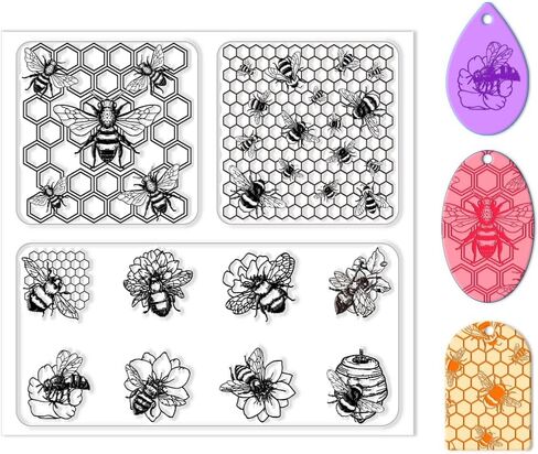 CHGCRAFT Dragon Polymer Clay Texture Sheets Clear Clay Silicone Texture Sheets Silicone Texture Stamp Sheets for DIY Crafts Projects and Making Earrings Jewerly, 5.5x5.5inch in Saudi Arabia