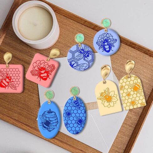 CHGCRAFT Dragon Polymer Clay Texture Sheets Clear Clay Silicone Texture Sheets Silicone Texture Stamp Sheets for DIY Crafts Projects and Making Earrings Jewerly, 5.5x5.5inch in Saudi Arabia