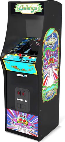 Arcade1Up شاشة LCD عالية الدقة مقاس 17 بوصة متعددة اللاعبين TIME Crisis Arcade مع خزانة واقفة و4 ألعاب كلاسيكية للمنزل، أحمر in Kuwait