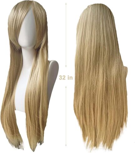 Yutniverse 32 بوصة شعر مستعار أبيض مع الانفجارات مع الشريط الأبيض الباروكات للنساء مع قفاز مستقيم طويل شعر مستعار أبيض شعر مستعار تأثيري للنساء فتاة شعر مستعار الاصطناعية الطرف مع مقطع الشعر in Kuwait