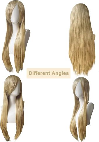 Yutniverse 32 بوصة شعر مستعار أبيض مع الانفجارات مع الشريط الأبيض الباروكات للنساء مع قفاز مستقيم طويل شعر مستعار أبيض شعر مستعار تأثيري للنساء فتاة شعر مستعار الاصطناعية الطرف مع مقطع الشعر in Kuwait