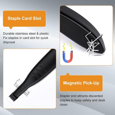 5PCS Magnetic Staple Remover Tool - Professional Stapler Remover, Staple Puller Remover, Quick Staple Remover Stick for Classroom, School, Office, Home in Saudi Arabia