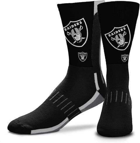 جوارب FBF NFL للكبار - ملابس يوم اللعبة - يمكن غسلها في الغسالة - الطقس الدافئ والبارد - الراحة والأناقة للرجال والنساء (ديترويت ليونز - أسود، متوسط ​​للكبار) in Saudi Arabia