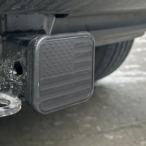 Hitch Cover Fits for 2-inch Hitch，Trailer Hitch Cover Tube Plug Insert, Car Exterior Accessories, Receiver Tube Hitch Plug (Light Gray) in Saudi Arabia