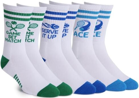 جوارب SOCKTOWN Performance Pickleball الرياضية، هدية رائعة لمحبي كرة البيسبول، إكسسوارات كرة البيسبول الممتعة، هدايا كرة البيسبول الممتعة، للرجال والنساء، مقاس واحد 8-13 in Kuwait