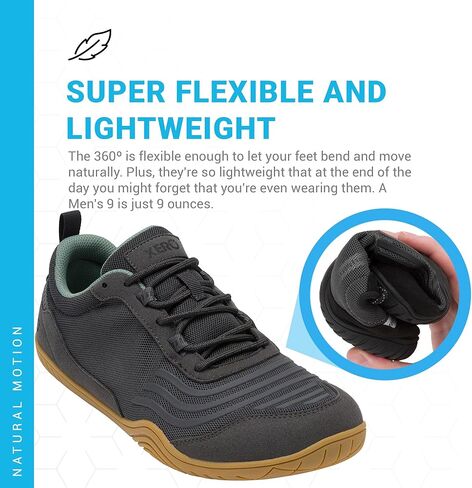 حذاء Xero 360° Faded Black للرجال مقاس 12 in Saudi Arabia