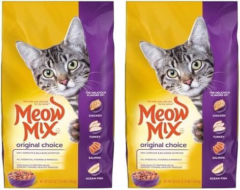 ميو ميكس أوريجينال تشويس طعام جاف للقطط، حقيبة بوزن 3.15 رطل in Kuwait