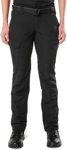 5.11 Tactical Women's Fast-Tac Cargo Pockets Professional Uniform Pants, Style 64419, Black, 10/Long in Saudi Arabia