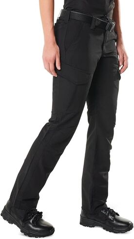5.11 Tactical Women's Fast-Tac Cargo Pockets Professional Uniform Pants, Style 64419, Black, 10/Long in Saudi Arabia