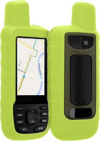 حافظة kwmobile متوافقة مع Garmin GPSMAP 66sr / GPSMAP 67 - نظام الملاحة GPS للهاتف غطاء حماية ناعم من السيليكون - برتقالي in Kuwait