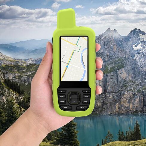 حافظة kwmobile متوافقة مع Garmin GPSMAP 66sr / GPSMAP 67 - نظام الملاحة GPS للهاتف غطاء حماية ناعم من السيليكون - برتقالي in Kuwait