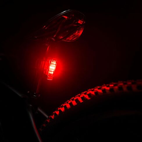 Lezyne Strip Drive 300+ ضوء خلفي للدراجة، 300 لومن، LED أحمر، الطريق، الجبل، دراجة الحصى، USB-C قابلة لإعادة الشحن in Saudi Arabia
