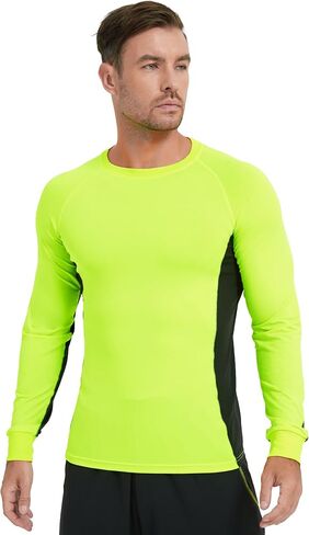 2 Pack Men's Long Sleeve Sun Protection Shirts Quick Dry UPF 50+ Lightweight Athletic Shirt for Workout Hiking Fishing in Saudi Arabia
