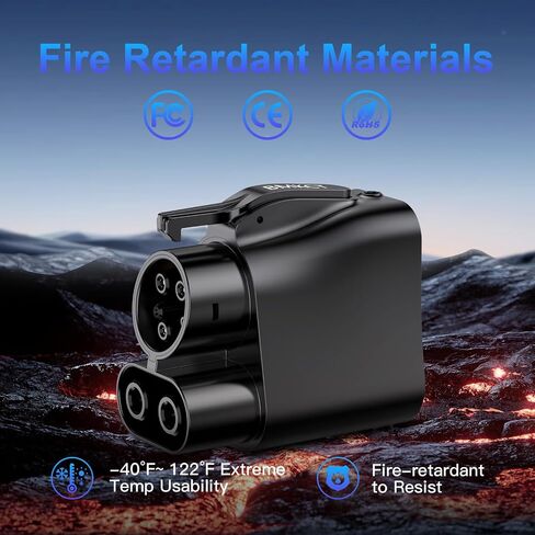 NACS to CCS1 Charging Adapter, 𝟮𝟬𝟮𝟰 𝗨𝗽𝗴𝗿𝗮𝗱𝗲𝗱 Max 500A 250KW, Fit for Tesla to CCS Adapter Compatible with Tesla Supercharger Station,Fit for Ford EVs,Fit for Rivian R1T, R1S, R2, R3,GM EV in Saudi Arabia