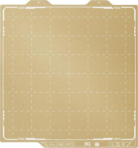 BIQU CryoGrip™ Panda Build Plate for Bambu-lab X1C X1E P1S P1P A1, Room Temp Cold Printing, Double-Sided Textured Spring Steel Sheet, 257x257mm, 1 Piece, Grey in Kuwait
