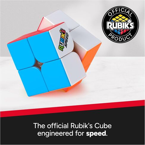 Rubik’s Cube, 3x3 Magnetic Speed Cube for Super Fast Solves, Problem-Solving Challenging Brain Teaser Fidget Toy for Adults & Kids Ages 8+ in Saudi Arabia