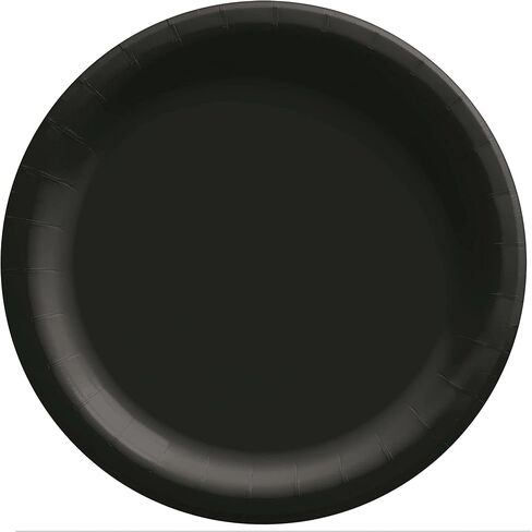 True Navy Round Paper Plates - 10" (20 Pc) - Perfect for Parties, Picnics, & Everyday Meals in Saudi Arabia