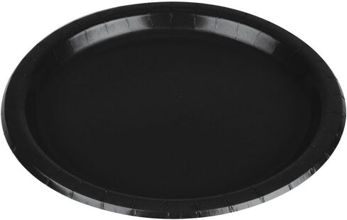 True Navy Round Paper Plates - 10" (20 Pc) - Perfect for Parties, Picnics, & Everyday Meals in Saudi Arabia