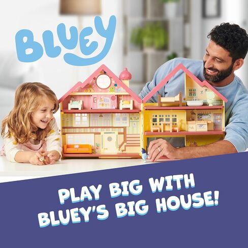 Bluey Celebration Home, Help Celebrate Birthday, with 11 Play Pieces of Removable Furniture and Accessories, Plus 1 Exclusive 2.5 Inch Figure in Saudi Arabia