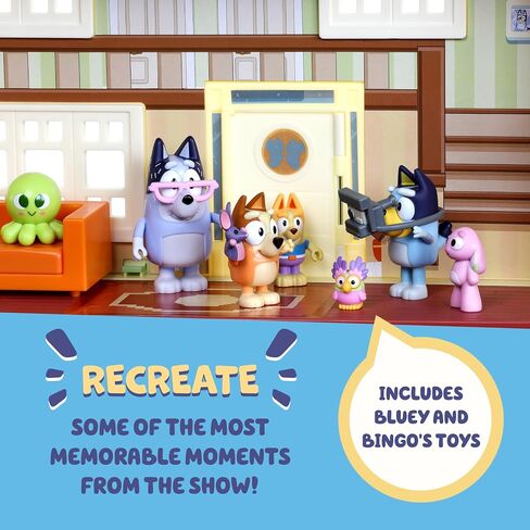 Bluey Celebration Home, Help Celebrate Birthday, with 11 Play Pieces of Removable Furniture and Accessories, Plus 1 Exclusive 2.5 Inch Figure in Saudi Arabia