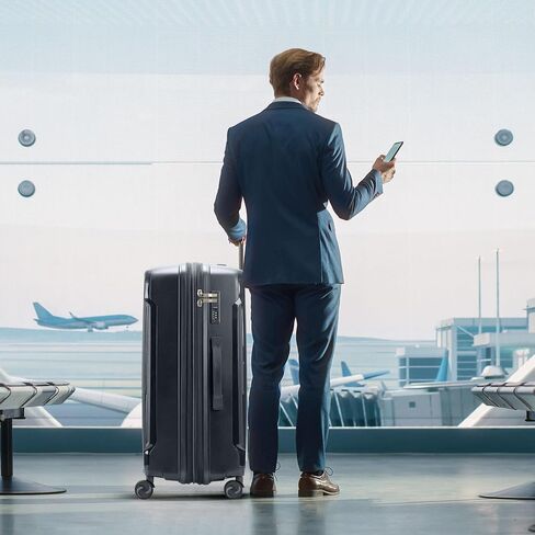 مجموعة أمتعة Nazhura، مجموعة حقائب سفر مكونة من 3 قطع، مقاس 20 بوصة، 24 بوصة، 28 بوصة، مجموعة أمتعة للحمل، مجموعة أمتعة سفر، حقيبة كبيرة بعجلات in Kuwait