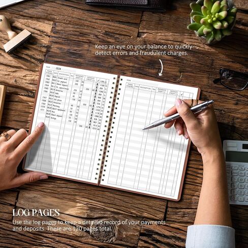 Accounting Ledger Book - Expense Tracker Notebook for Home Budget Tracking - A5 Finance Book - Bill Tracker Notebook for Small Business Bookkeeping - Finance Planner - Expense Ledger Book in Saudi Arabia