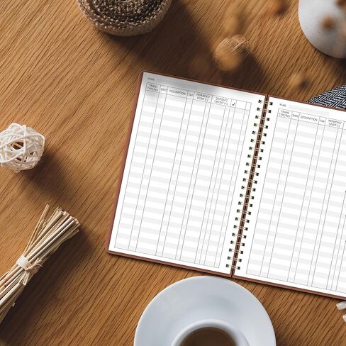 Accounting Ledger Book - Expense Tracker Notebook for Home Budget Tracking - A5 Finance Book - Bill Tracker Notebook for Small Business Bookkeeping - Finance Planner - Expense Ledger Book in Saudi Arabia