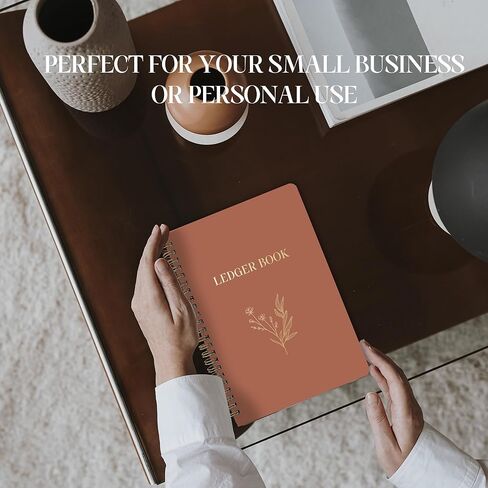 Accounting Ledger Book - Expense Tracker Notebook for Home Budget Tracking - A5 Finance Book - Bill Tracker Notebook for Small Business Bookkeeping - Finance Planner - Expense Ledger Book in Saudi Arabia