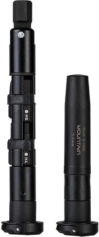 Topeak Plug'n Tool Mountain, two tool kits, fits inside MTB handlebar, with 3.5mm tubeless tire repair tool & plugs, and 7 tool bits in Saudi Arabia