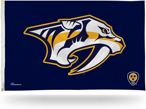 NHL Rico Industries Stripe 3' x 5' Banner Flag Single Sided - Indoor or Outdoor - Home Décor - Great Gift Item for Fans (New York Rangers) in Saudi Arabia