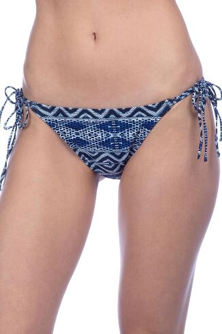 La Blanca Women's Side Tie Hipster Swimsuit Bottom, Multi//Setting Sun, 10 in Kuwait