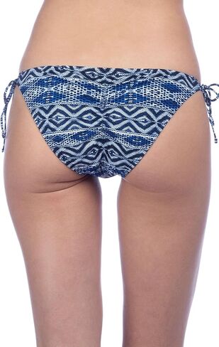La Blanca Women's Side Tie Hipster Swimsuit Bottom, Multi//Setting Sun, 10 in Kuwait