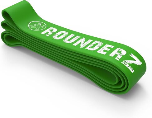 Rubberbanditz Rounded Edge Resistance Band | Compact and Light Weight Exercise Bands | Suitable for all fitness levels users| Travel Friendly Resistance Bands for working out | Pack of 1 (Black) in Kuwait