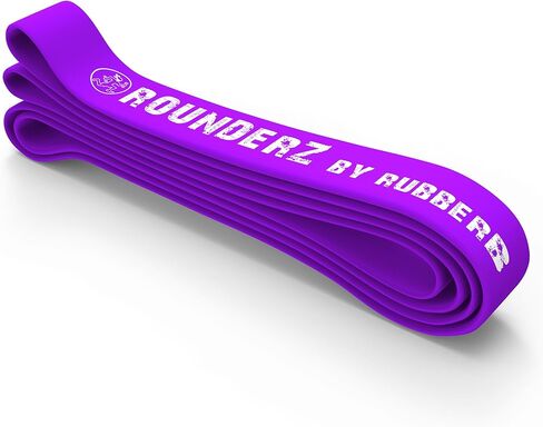 Rubberbanditz Rounded Edge Resistance Band | Compact and Light Weight Exercise Bands | Suitable for all fitness levels users| Travel Friendly Resistance Bands for working out | Pack of 1 (Black) in Kuwait