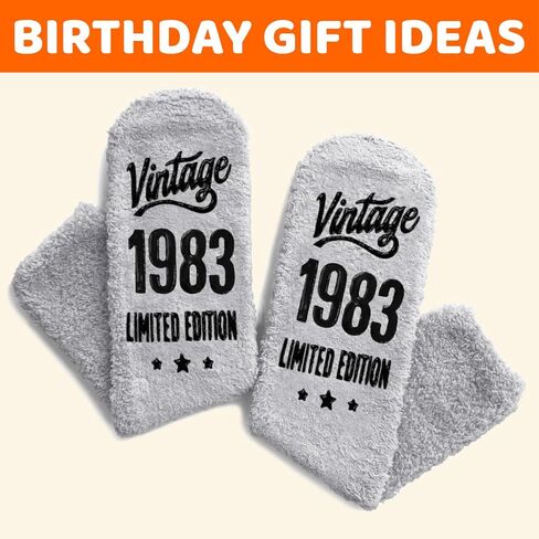 أفكار هدايا عيد الميلاد الأربعين للرجال من HAPPYPOP - جوارب لعمر 40 عامًا، هدايا عيد ميلاد 1984، أفضل الهدايا لرجل في منتصف العمر بعمر 40 عامًا in Kuwait