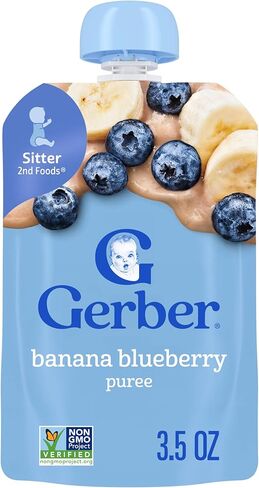 Gerber WonderFoods Banana Blueberry, 3.5 Oz Pouch in Saudi Arabia