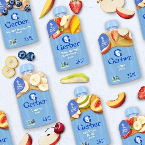 Gerber WonderFoods Banana Blueberry, 3.5 Oz Pouch in Saudi Arabia