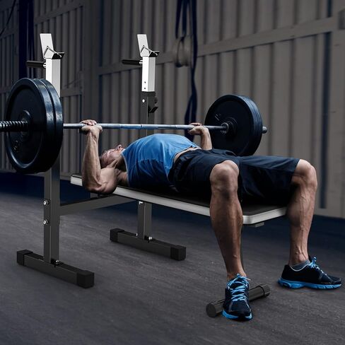 Lmdex جهاز ضغط الأثقال القابل للتعديل مع رف القرفصاء ومحطة تراجع متعددة الوظائف قابلة للطي لتمرين الجسم بالكامل وقوة الصالة الرياضية المنزلية in Kuwait