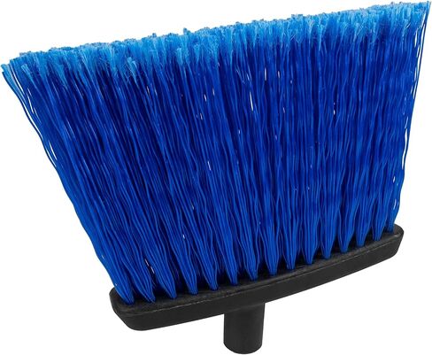 منتجات Carlisle FoodService CFS Duo-Sweep مكنسة الحطام البلاستيكية الكبيرة بمقبض، 48 بوصة، أزرق in Kuwait