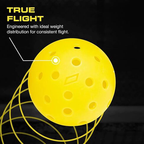CORE Pickleball Balls for Professionals and All Levels of Play | USA Pickleball Approved Durable Outdoor Pickleball Balls with 40 Holes in Saudi Arabia